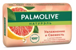 Мыло туалетное Palmolive Натурэль Увлажнение и Свежесть с цитрусовыми экстрактами и кремом 90 г