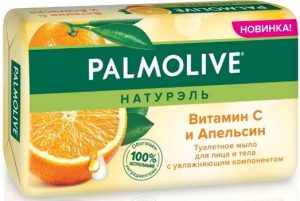 Мыло туалетное Palmolive Натурэль Витамин С и Апельсин с цитрусовыми экстрактами и кремом 90 г