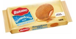 Яшкино вафли с карамельной начинкой 290 г