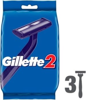Gillette 2 бритвенный станок 3 шт