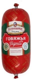 Колбаса Первомайские Деликатесы говяжья вкусная 460 г