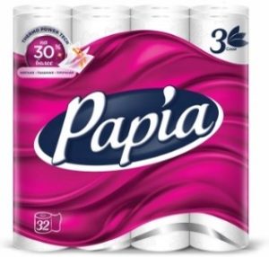 Papia туалетная бумага 3х слойная 32шт