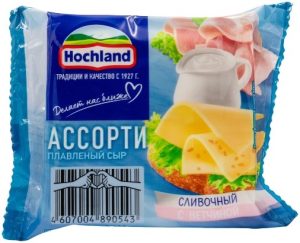 Сыр Hochland плавленый ассорти 150 г
