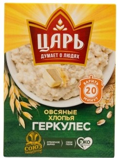 ЦАРЬ хлопья геркулес овсяные 400 г