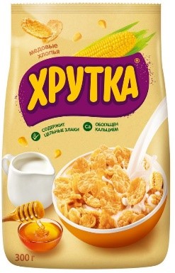 ХРУТКА хлопья медовые хлопья 300 г