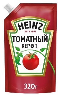 Heinz кетчуп томатный 320 г
