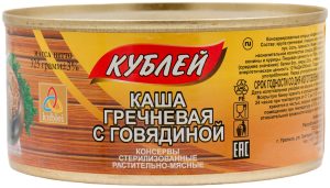 КУБЛЕЙ каша гречневая с говядиной 325 г