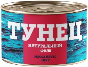 Морской Риф тунец натуральный филе 185 г