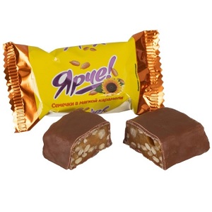 Конфеты Ярче с семенами подсолнечника 500 г