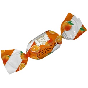 Баян Сулу  Конфеты карамель апельсин 500 гр